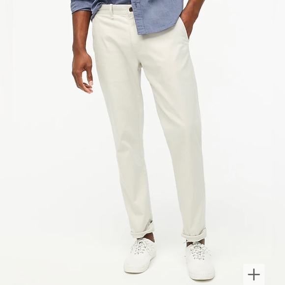 J.Crew Factory Straight-fit flex men’s chino pant in Stone 31 x 30 - Picture 1 of 5